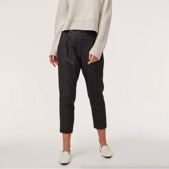 Babaton Pants - Babaton Cohen wool cropped pants.